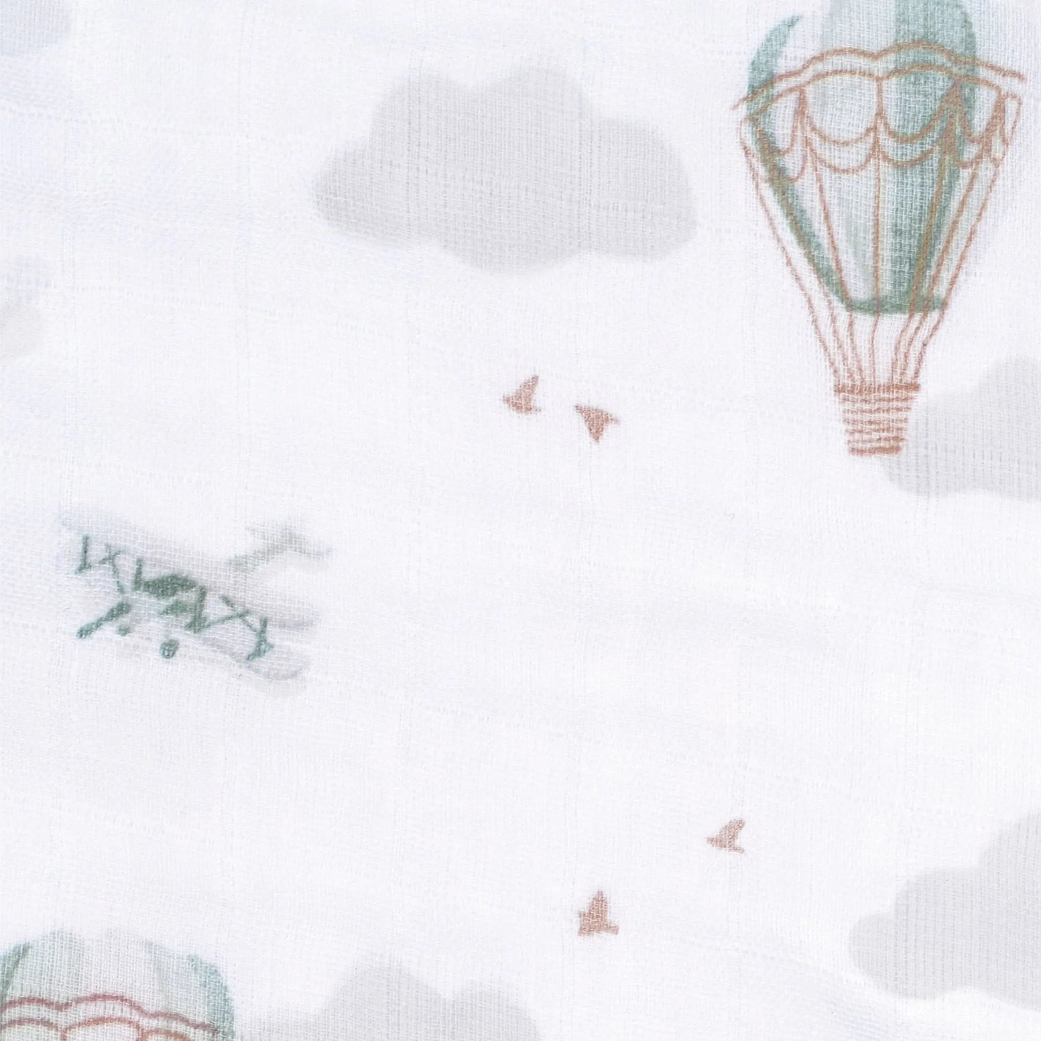 Perlimpinpin Couverture Mousseline - Montgolfière