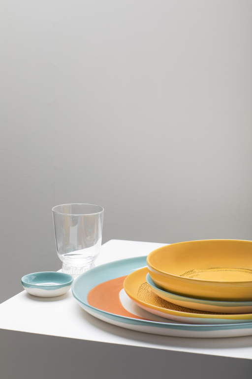 Serax Feast by Ottolenghi diep bord Ø22 Azure Artichoke Green