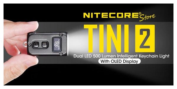 Lampe de poche TINI 2 Grise - 500 Lumens