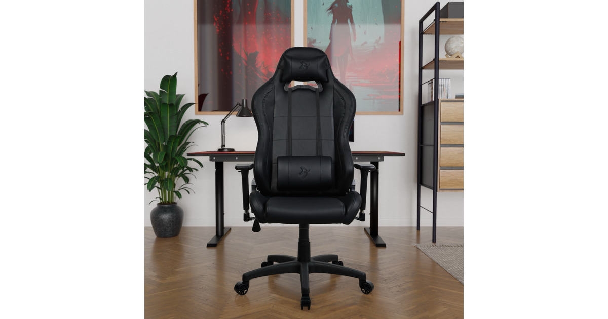 ArozziTorretta SoftPU - Pure Black gamestoel  (Zwart)