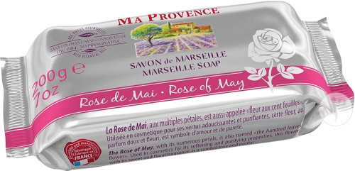 Ma Provence Savon De Marseille Rose De Mai 200g