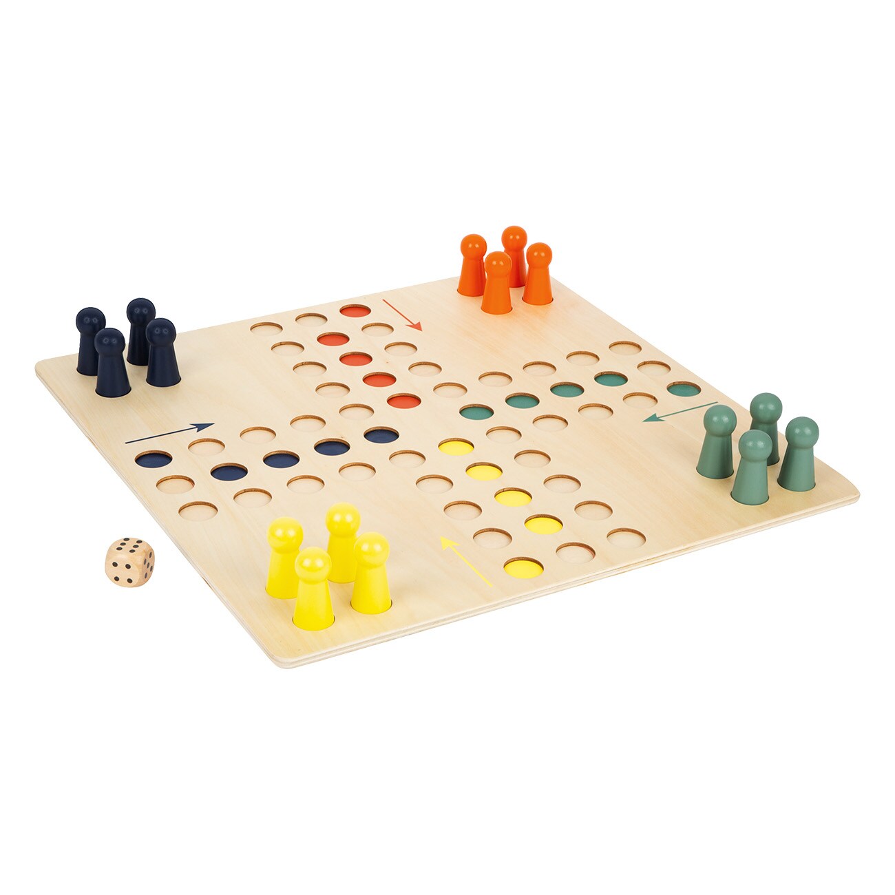 Smallfoot Ludo XL (11783) Mehrfarbig Spiel