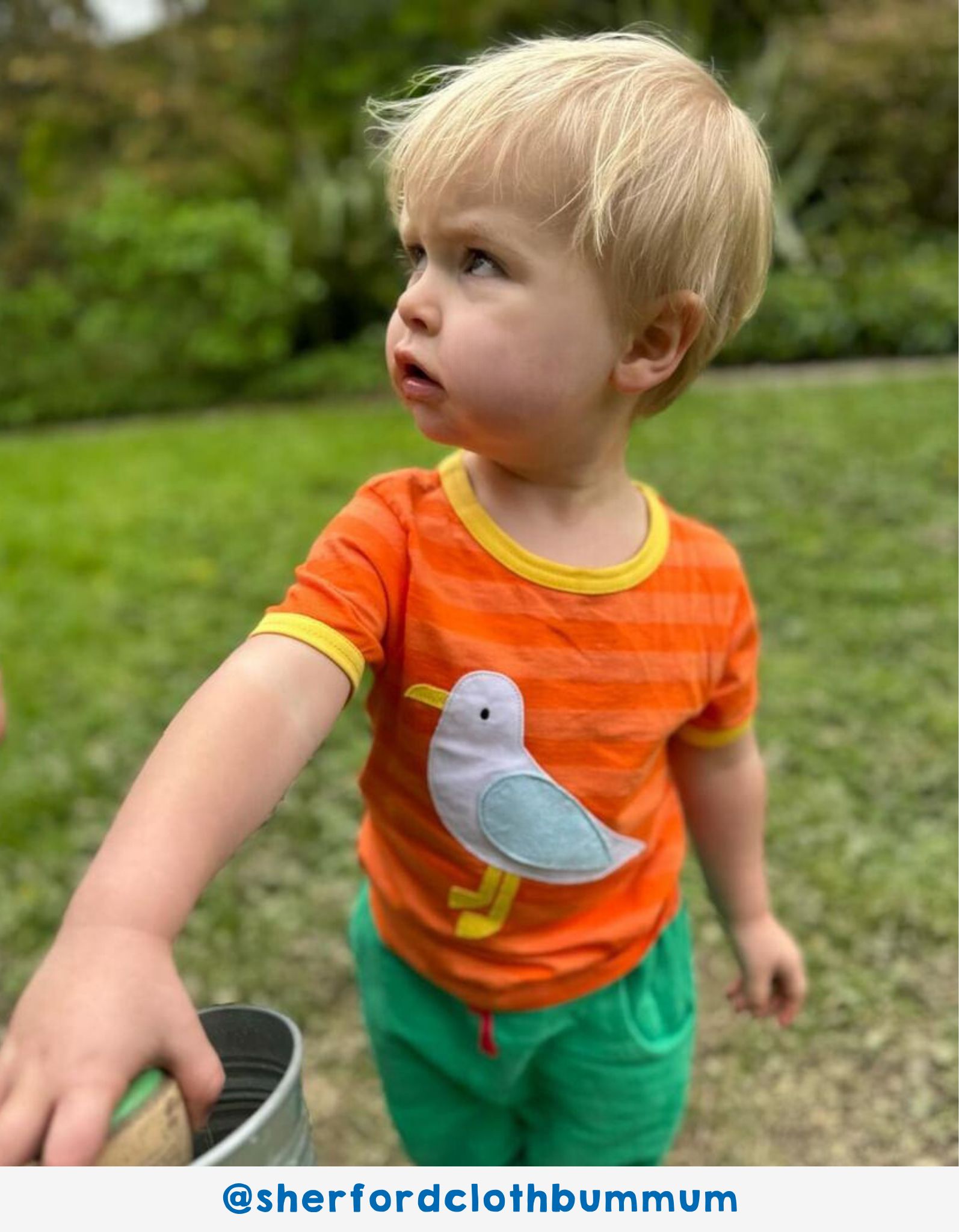 Toby Tiger Kurzarmshirt mit Möwen-Applikation