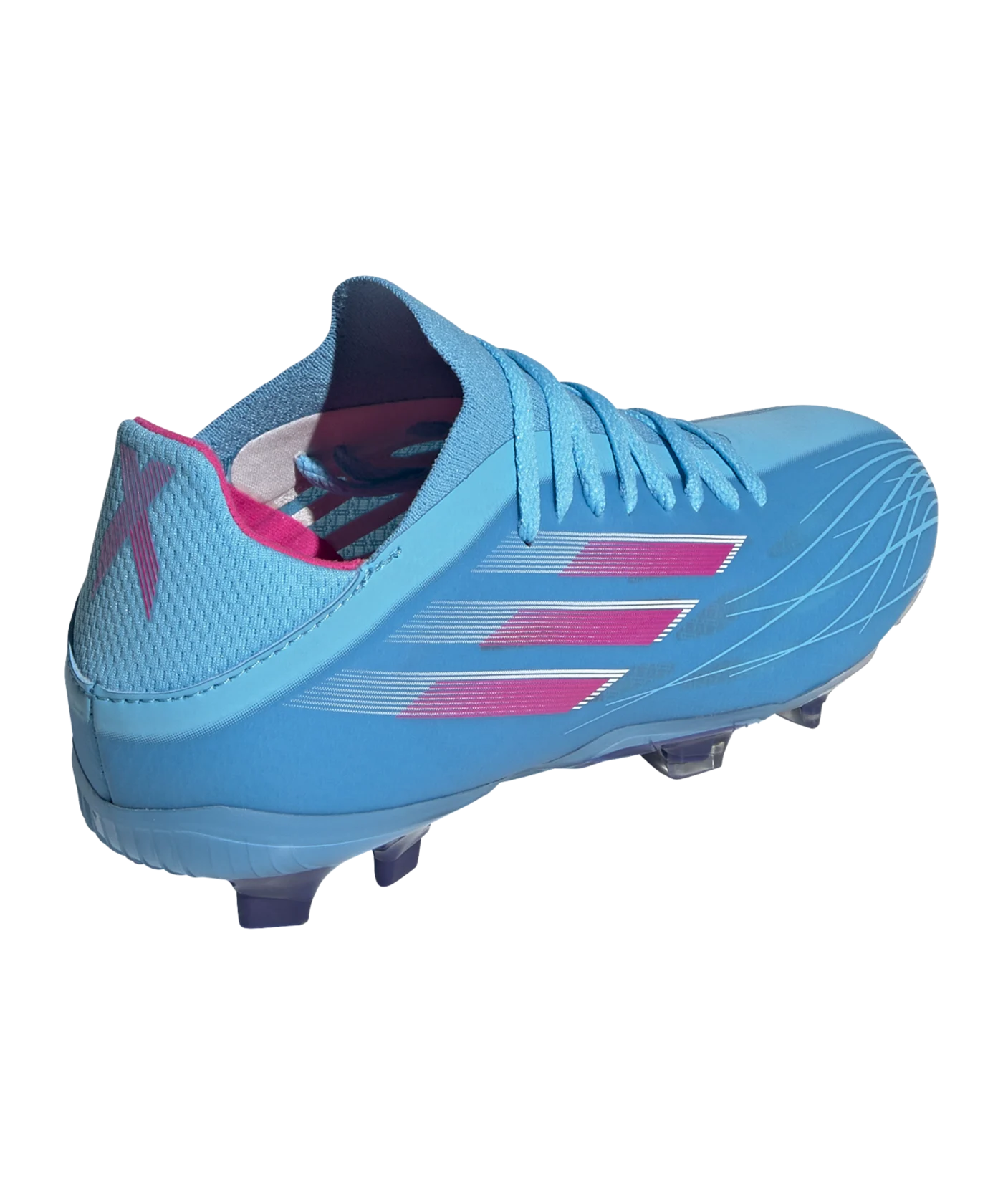 adidas X SPEEDFLOW.1 FG Sapphire Edge J Kids Blau Pink Weiss