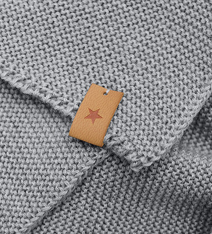 Huttelihut Halsedisse - Uld - Strik - Medium Grey Melange