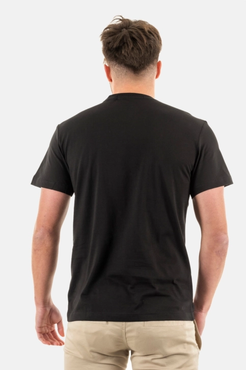 Tee shirt calvin klein jeans embro badge beh ck black