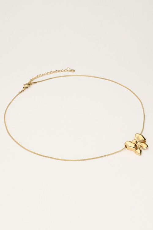 Fijne ketting met strikje
