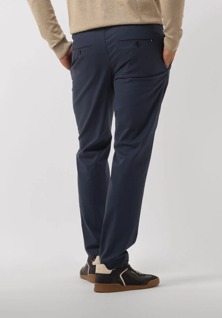 TOMMY HILFIGER donkerblauwe tommy hilfiger chino hampton birds eye