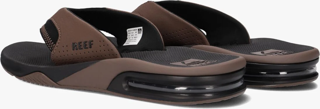 REEF zwarte reef slippers fanning