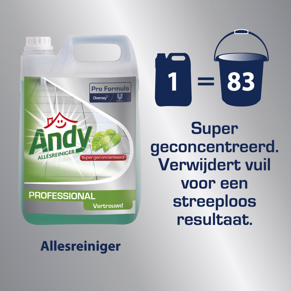 Andy Professional Allesreiniger Vertrouwd Pro Formula5 liter