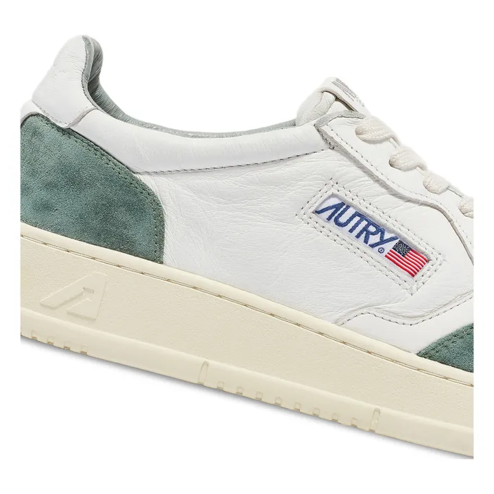 Autry Baskets Medalist Low Cuir de Chèvre/Suede | Vert