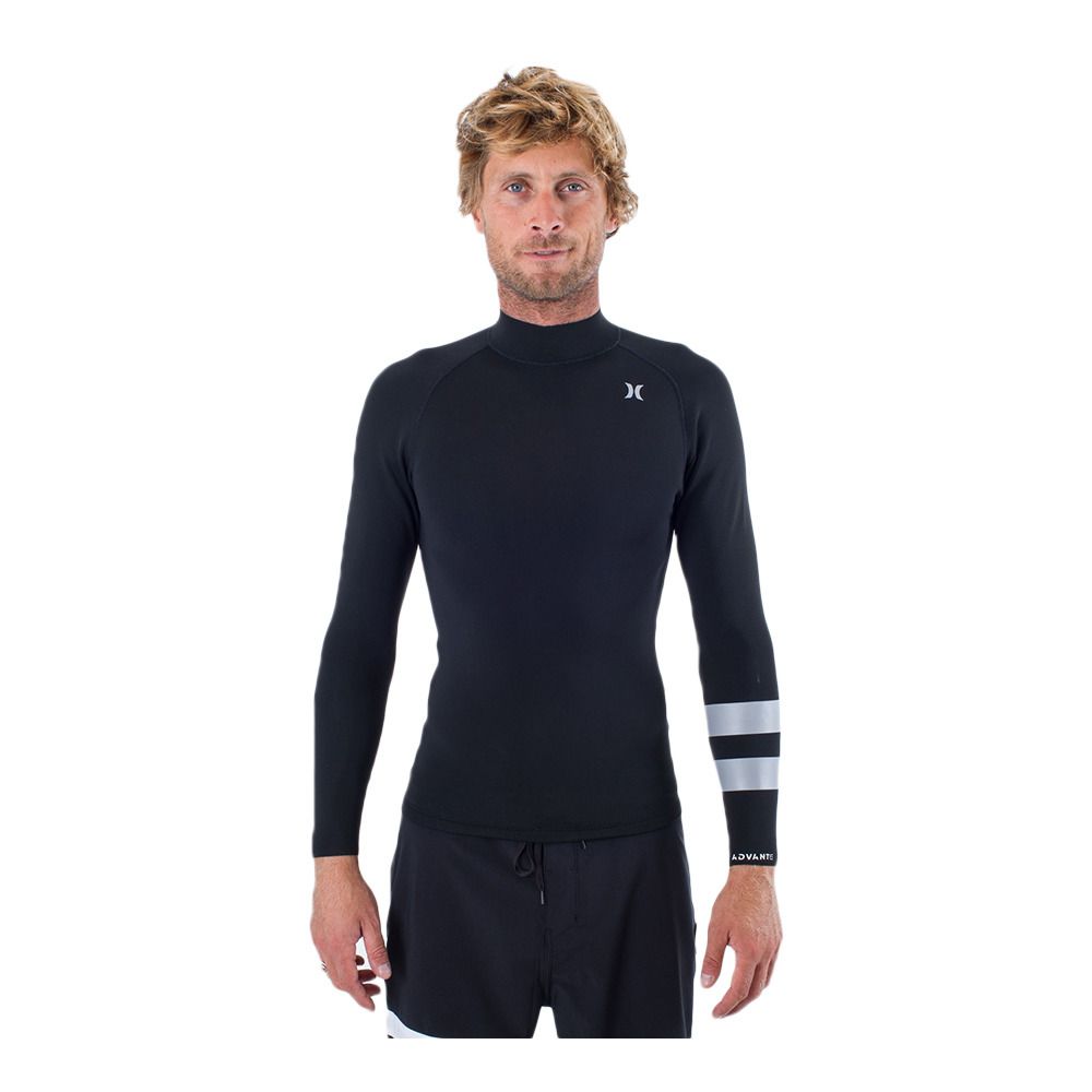 Hurley ADVANTAGE - Rashguard 1/1 mm Homme black