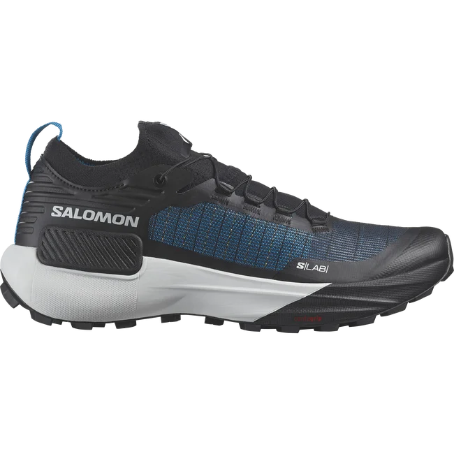 S/LAB GENESIS  Trailrunning-Schuhe Unisex Black/White/BLUEDANUBE