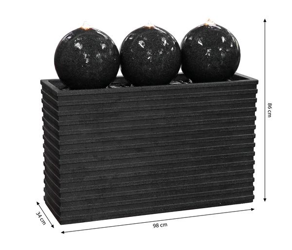 Dehner Polyethylen-Gartenbrunnen Tribola,