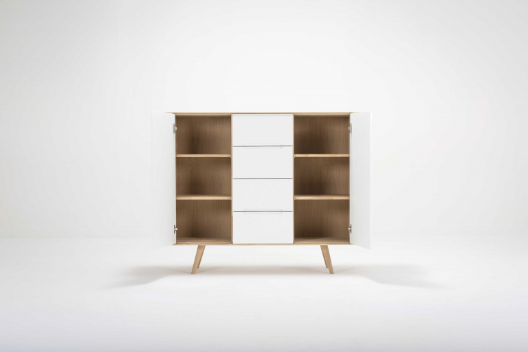 Gazzda Ena Dressoir twee whitewash