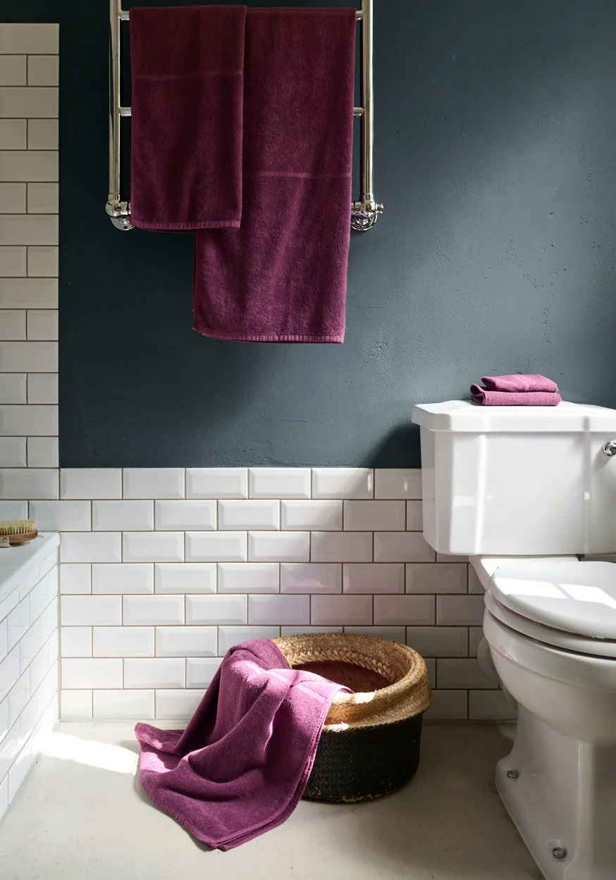 Lavie Waschlappen Tilda Plum