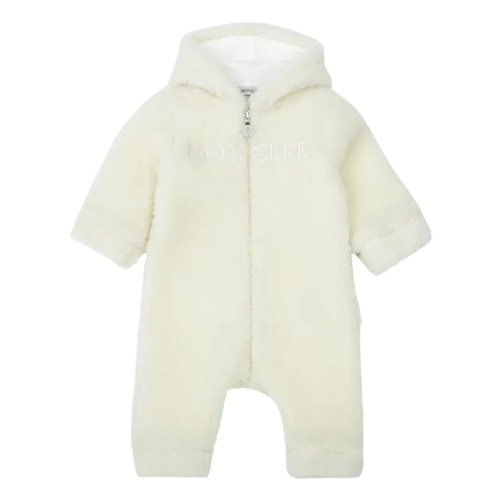 Moncler Pilote Fleece | Blanc cassé