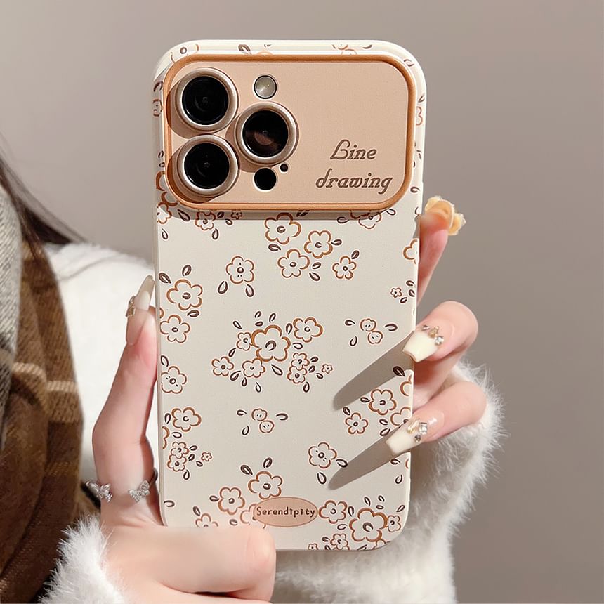 Mobby - Bloemen telefoonhoesje - iPhone 16 Pro Max / 16 Pro / 16 Plus / 16 / 15 Pro Max / 15 Pro / 15 Plus / 15 / 14 Pro Max / 14 Pro / 14 Plus / 14 / 13 Pro Max / 13 Pro / 13