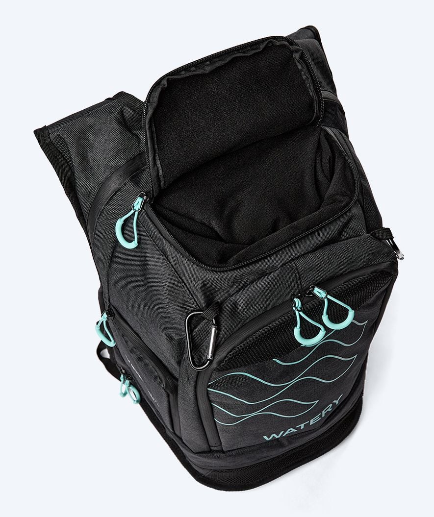 Watery svømmetaske - Viper Elite 45L - Sort/lyseblå