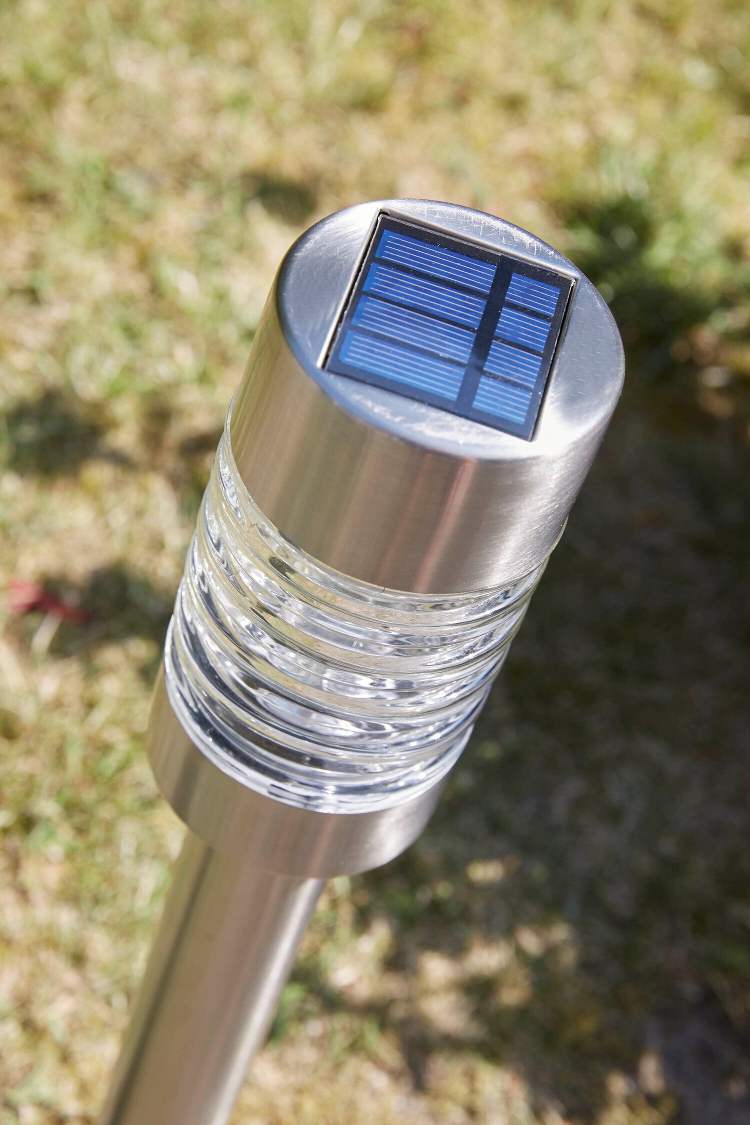 Luxform Lighting solar staande lamp Torino RVS 7,4 x 7,4 x 42,7 cm