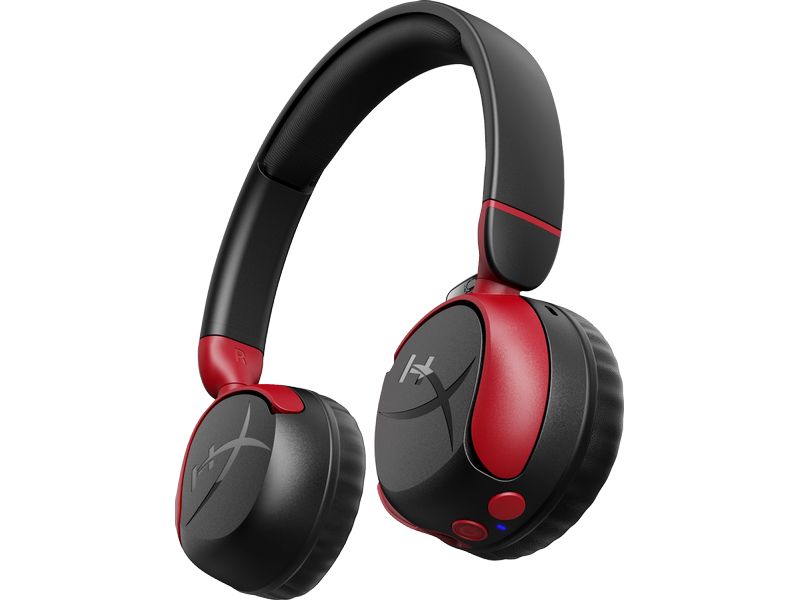 HyperX Headset Cloud Mini Wireless Rot/Schwarz Komfortables Gaming-Headset für PC und Spielkonsolen