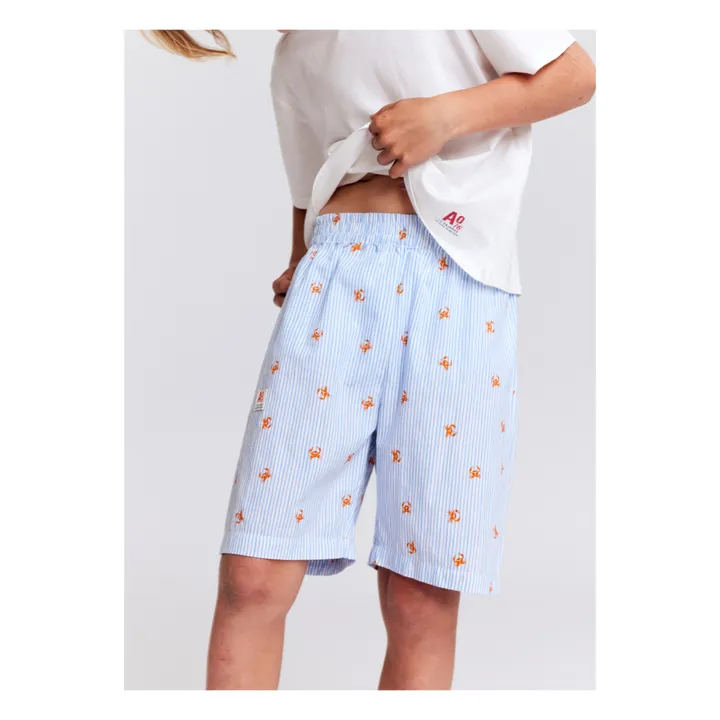 AO76 Short de bain Crabe | Bleu