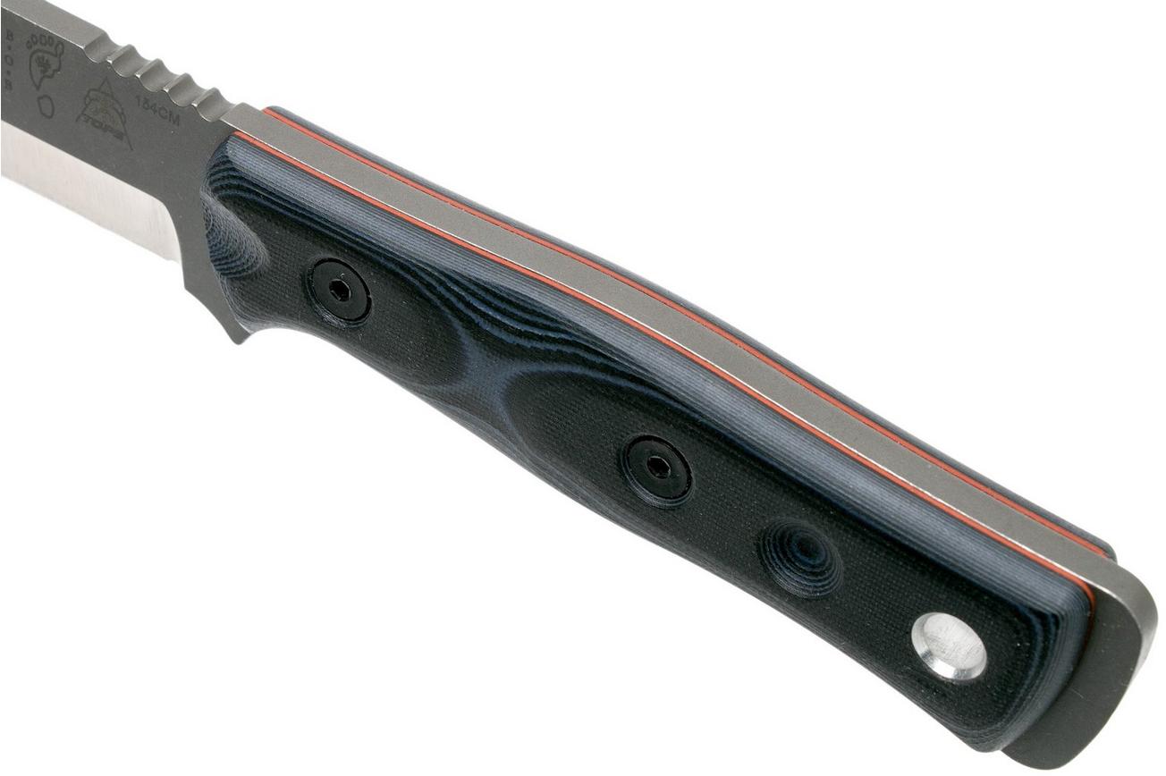 TOPS Knives B.O.B. Fieldcraft 154CM Blue/Black G10 BROS-154-BB bushcraftmes