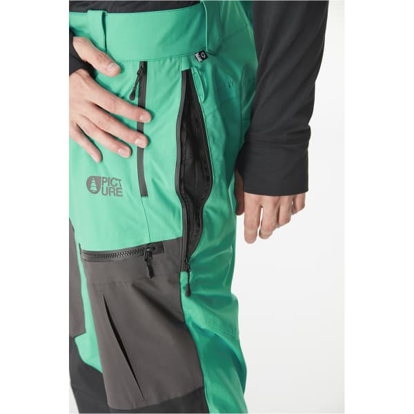 Pantalon snowboard PICTURE NAIKOON PANTS SPECTRA GREEN-BLACK