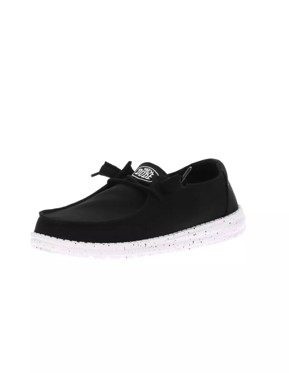 WENDY SLUB CANVAS - Mocassins & bateaux 001BLACK