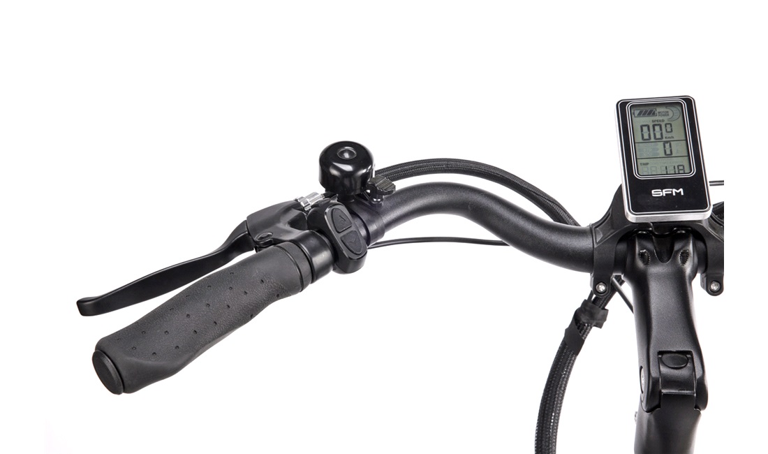 El-cykel Comfort Plus 36V-11,6Ah 7-gear antracit sort