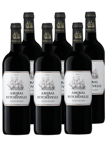 6 BOUTEILLES-LIVRAISON OFFERTE AMIRAL DE BEYCHEVELLE