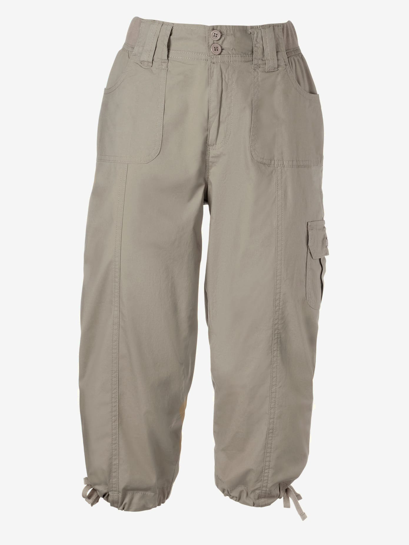 Corsaire sportif ceinture élastique cotelée