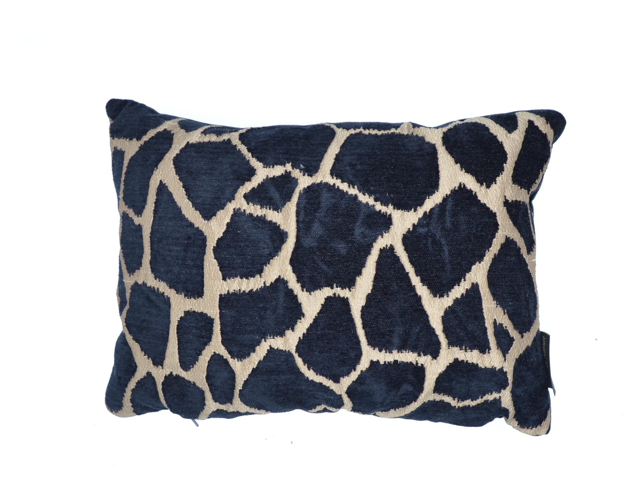 Kussen Giraffe print brons 50 x 35 cm