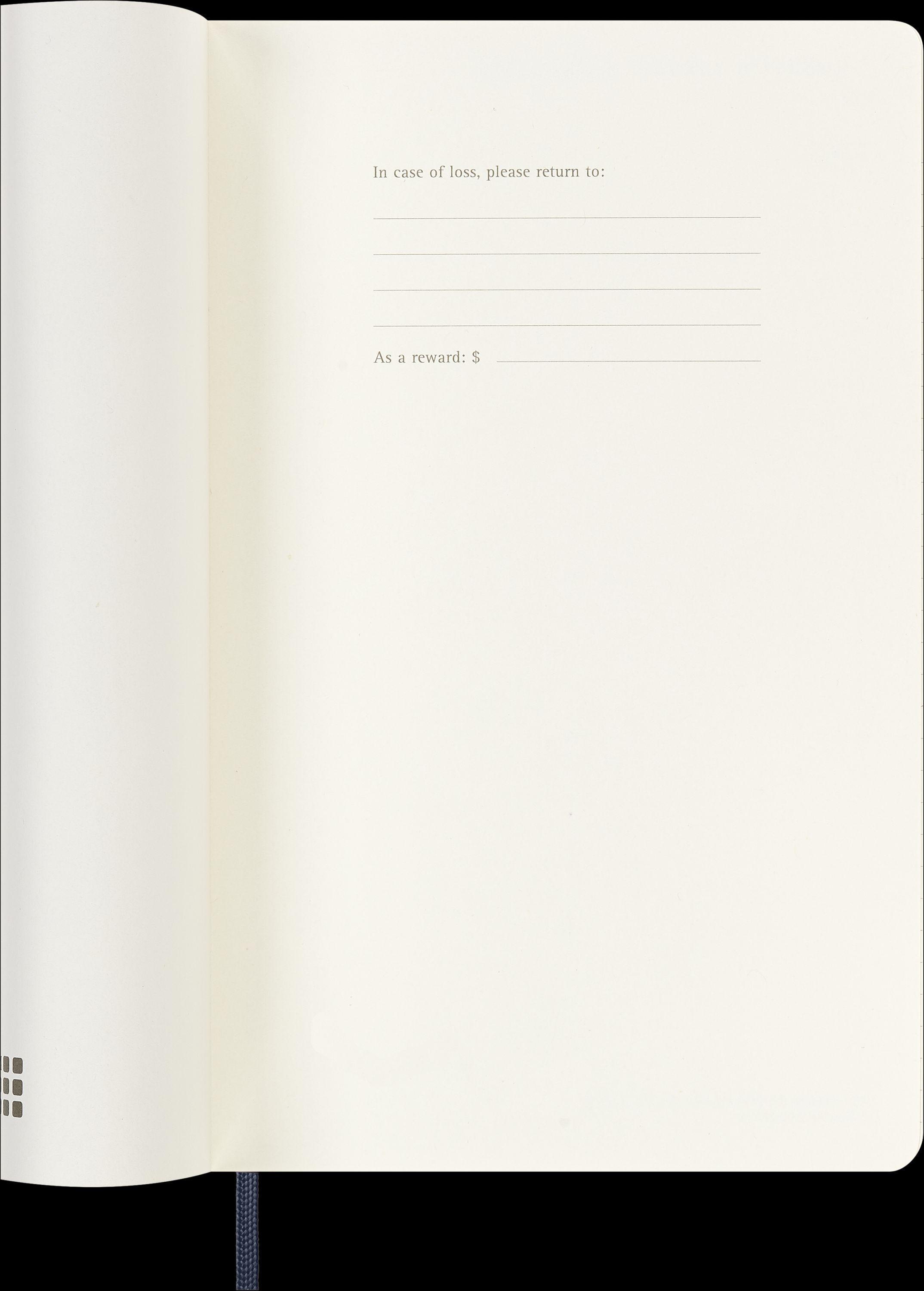 Moleskine 12 Monate Tageskalender 2025, Large/A5