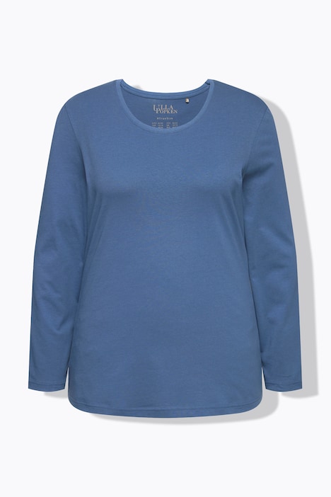 Shirt, Slim, Rundhalsausschnitt, Langarm