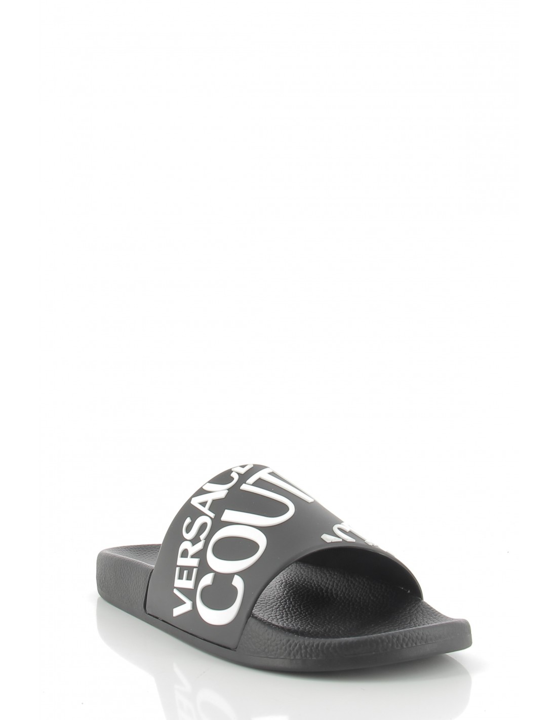 versace Claquettes homme slide noir/blanc