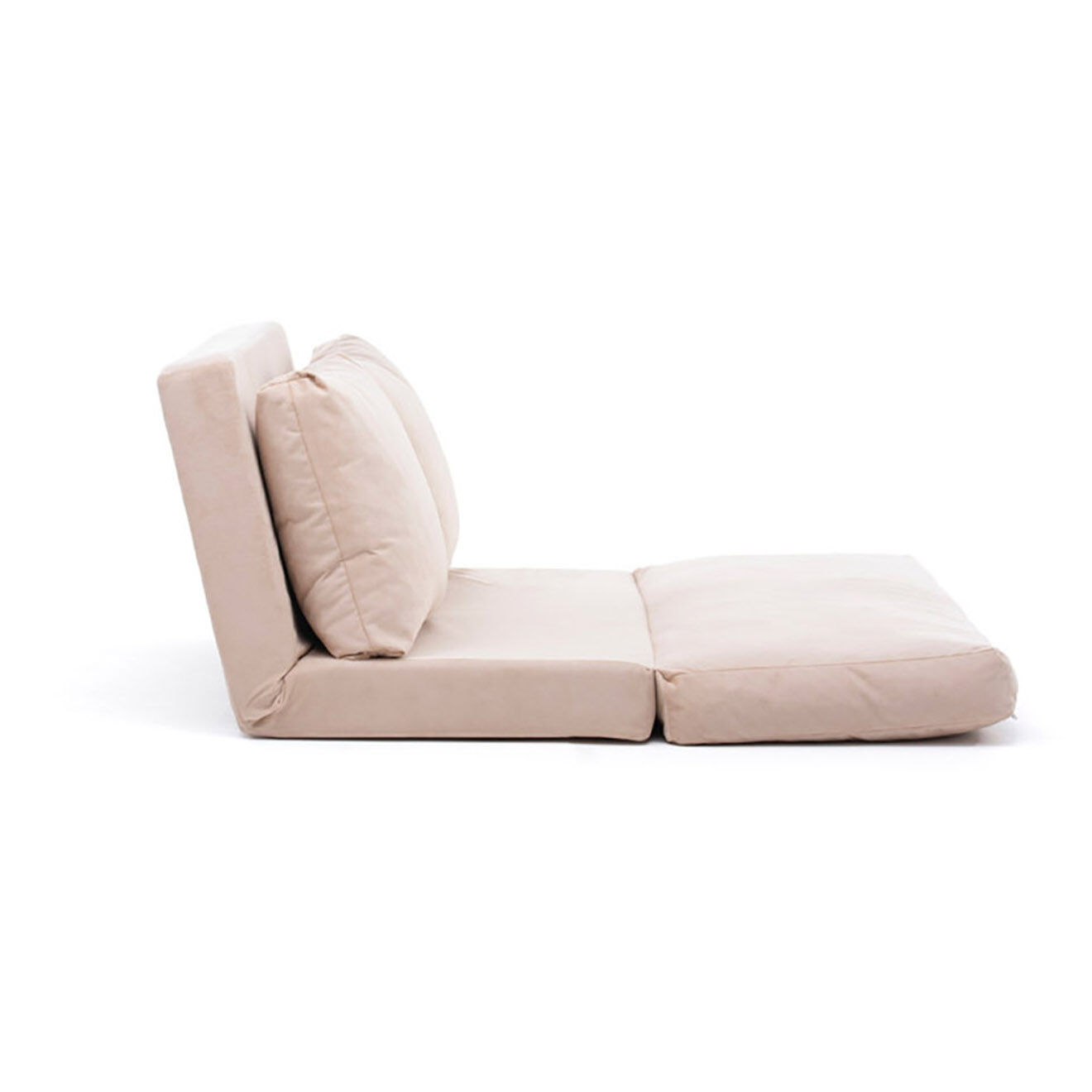 Homitis Banquette Convertible 2 places Taida crème - 120x68x26 cm