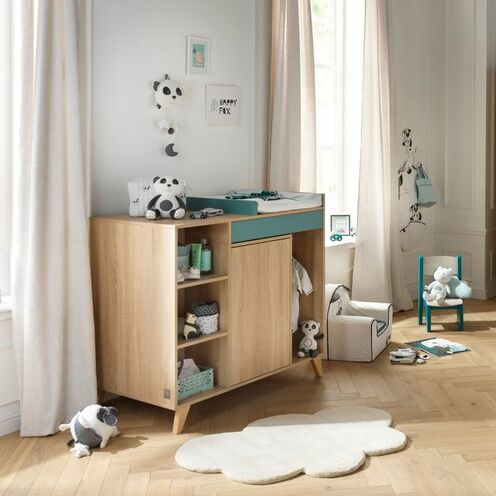 Commode à langer évolutive NOVA Argile - SAUTHON