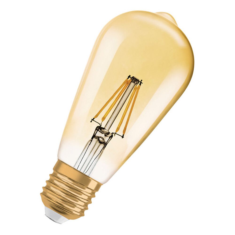 LYSPÆRE OSRAM LED EDISON GOLD E27 200LM 2,8W
