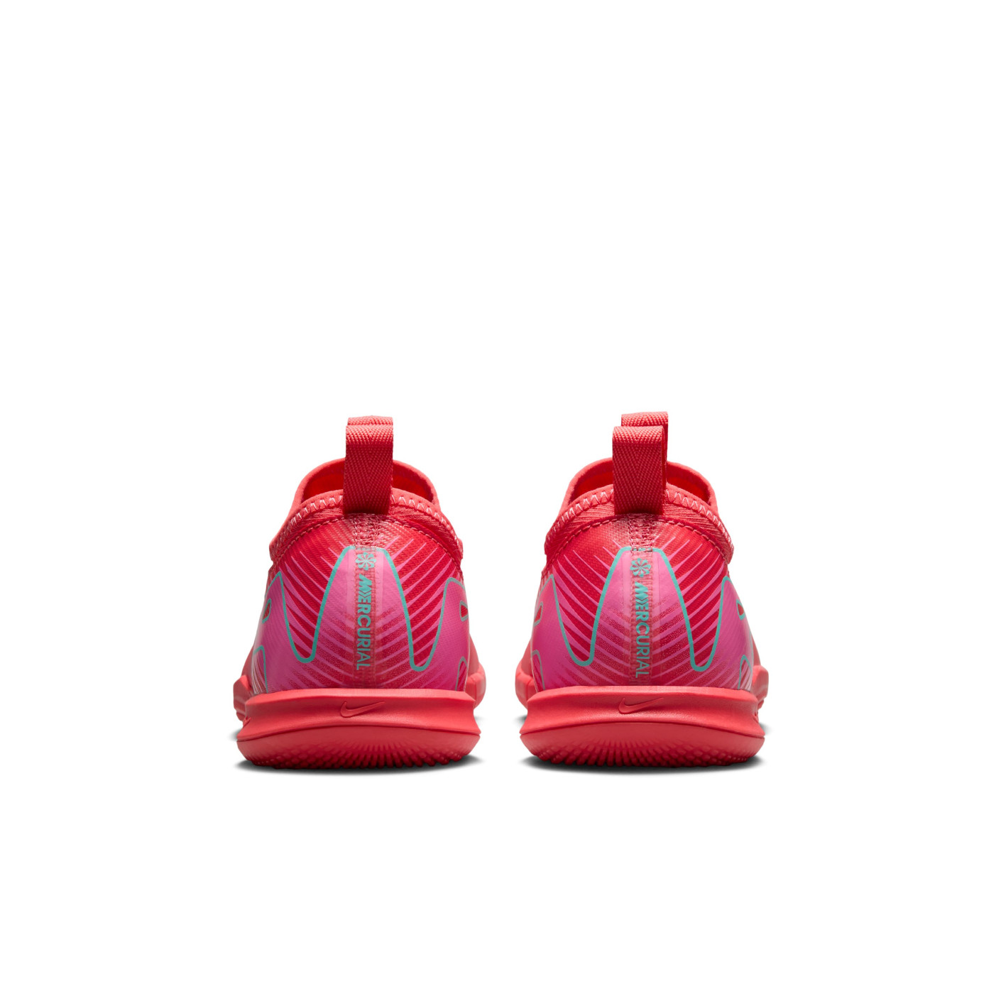 Nike Zoom Mercurial Vapor 16 Academy Zaalvoetbalschoenen (IN) Kids Rood Turquoise Roze