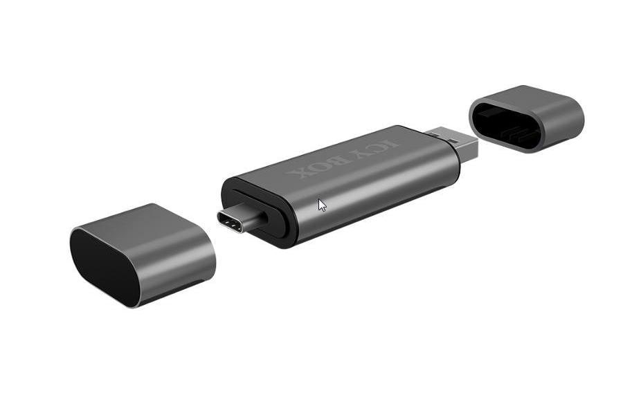 Card Reader Extern IB-CR200-CExterner Kartenleser mit Multi-USB Anschluss