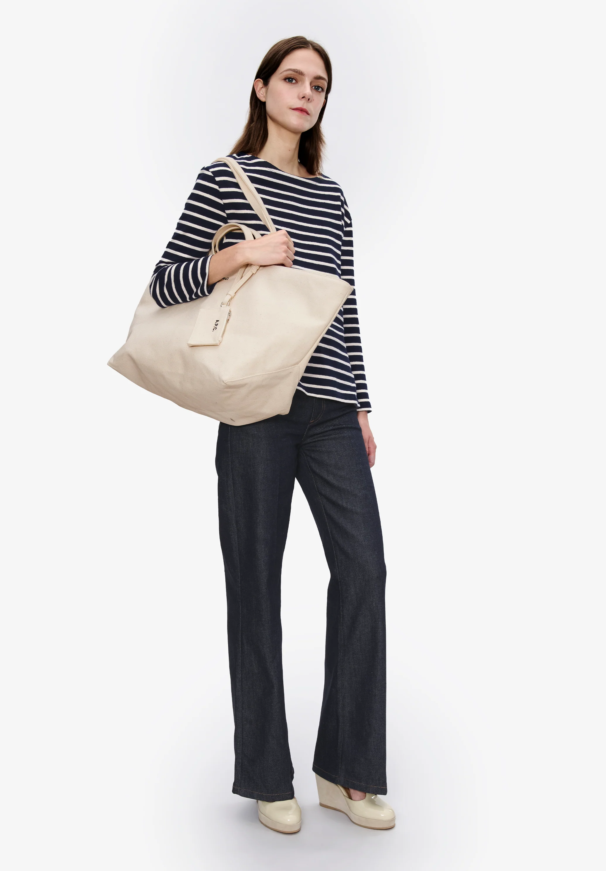 Marinière manches 3/4 - Dark navy