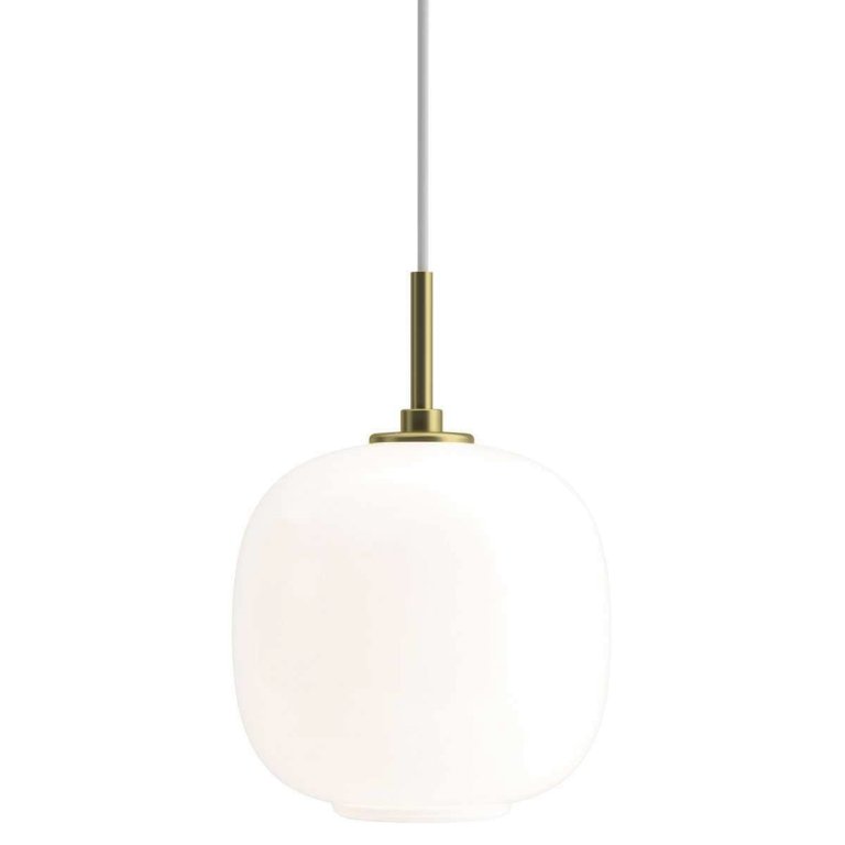 Louis Poulsen VL 45 Radiohus hanglamp Ø175 Brass/Glossy Opal White