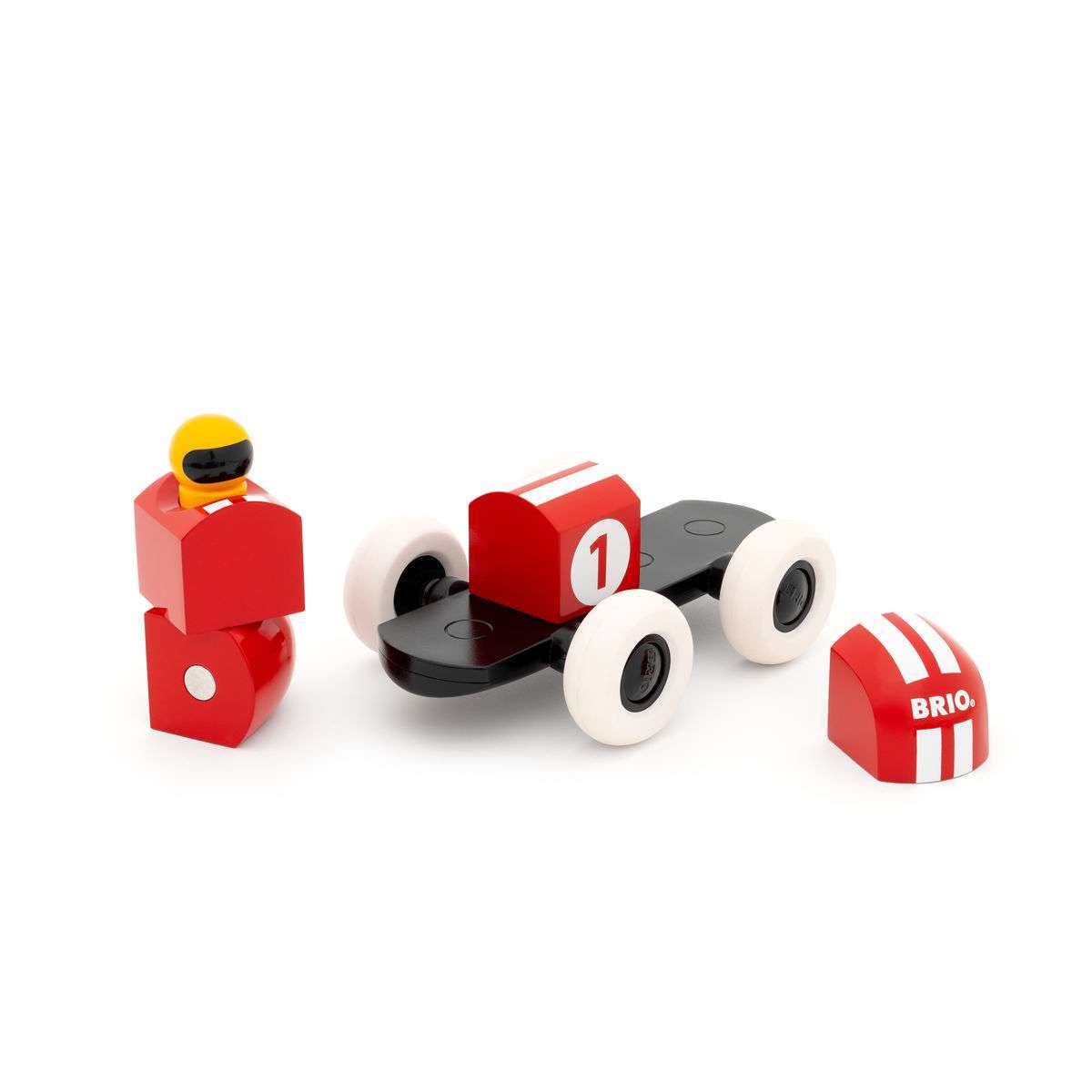 BRIO Spiel Rennwagen aus magnetischen Bausteinen