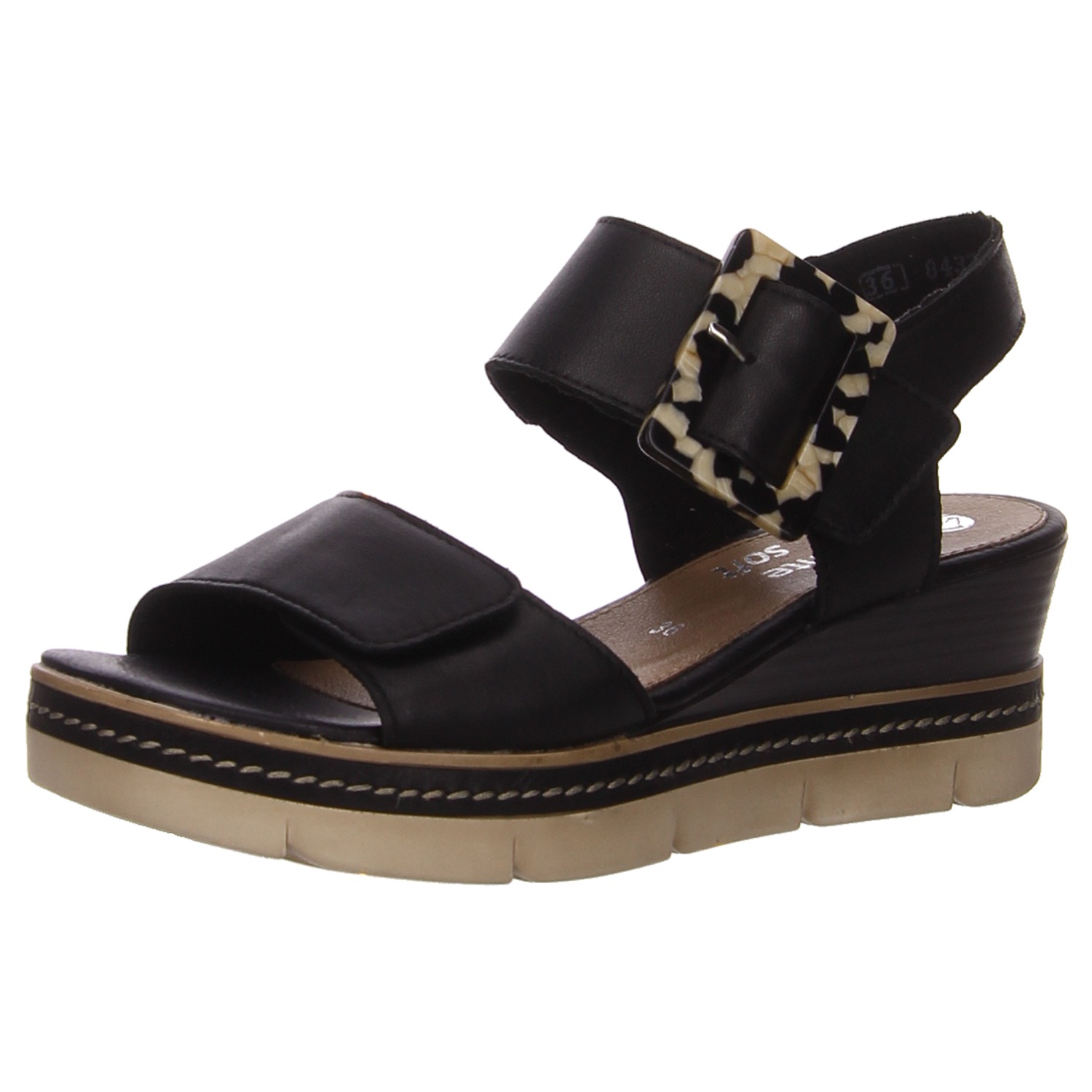 Remonte Sandalette schwarz schwarz