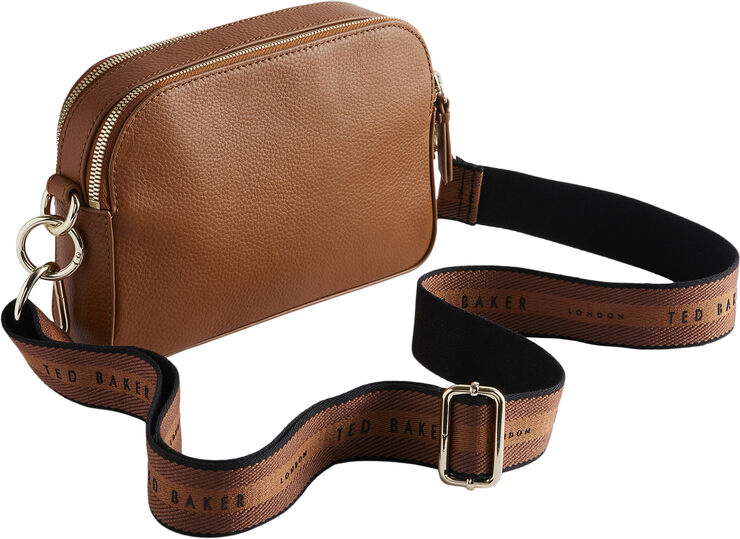 Ted Baker DARCELO Branded Webbing Leather Cam Brn-choc