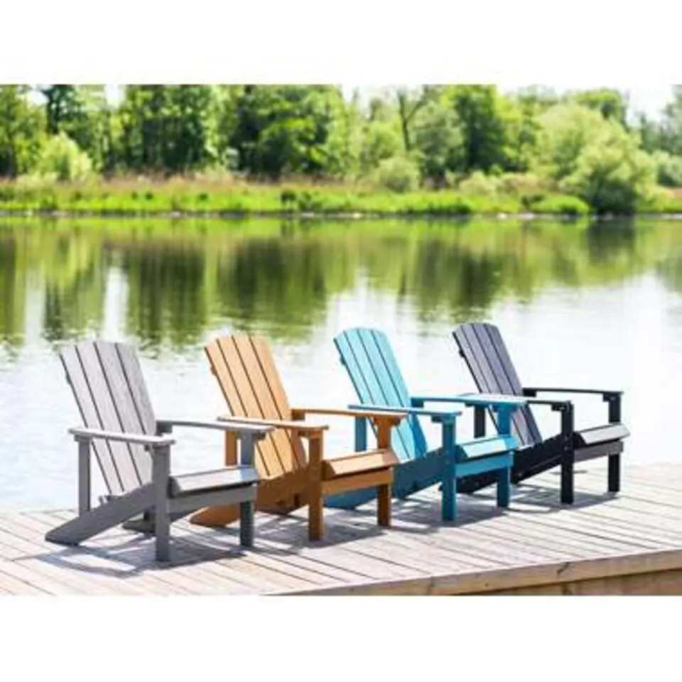 ADIRONDACK - Tuinstoel - Turquoise - Kunsthout
