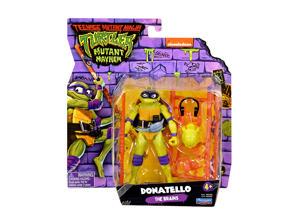 FIGURA BÁSICA TARTARUGAS NINJA MODELOS SORTIDOS