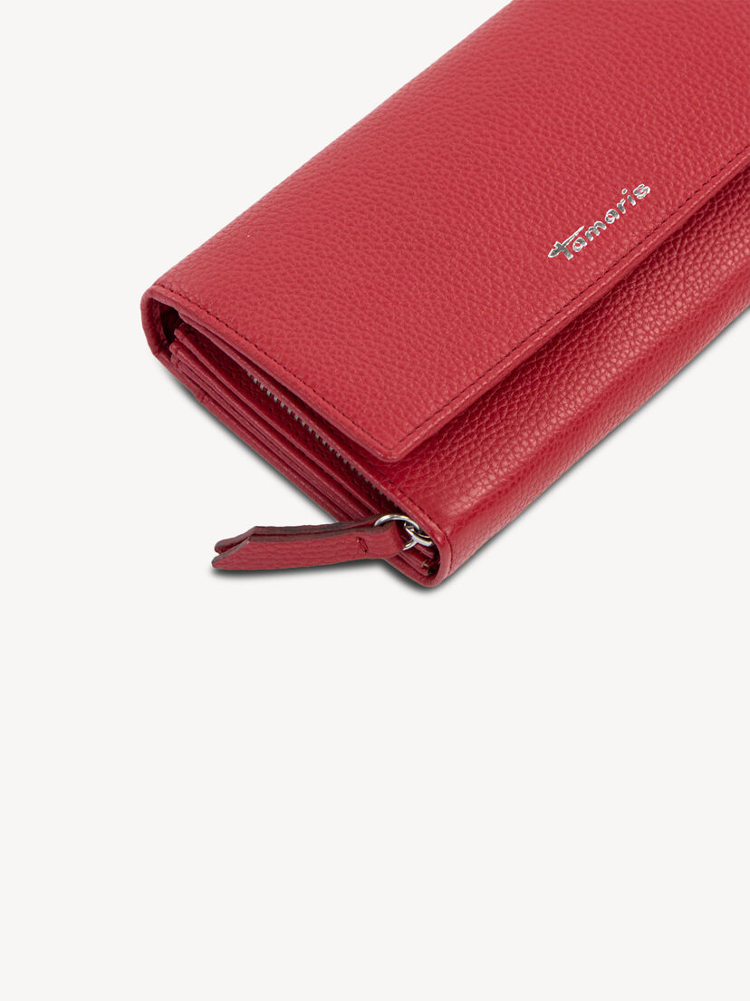 Leren Portemonnee - rood