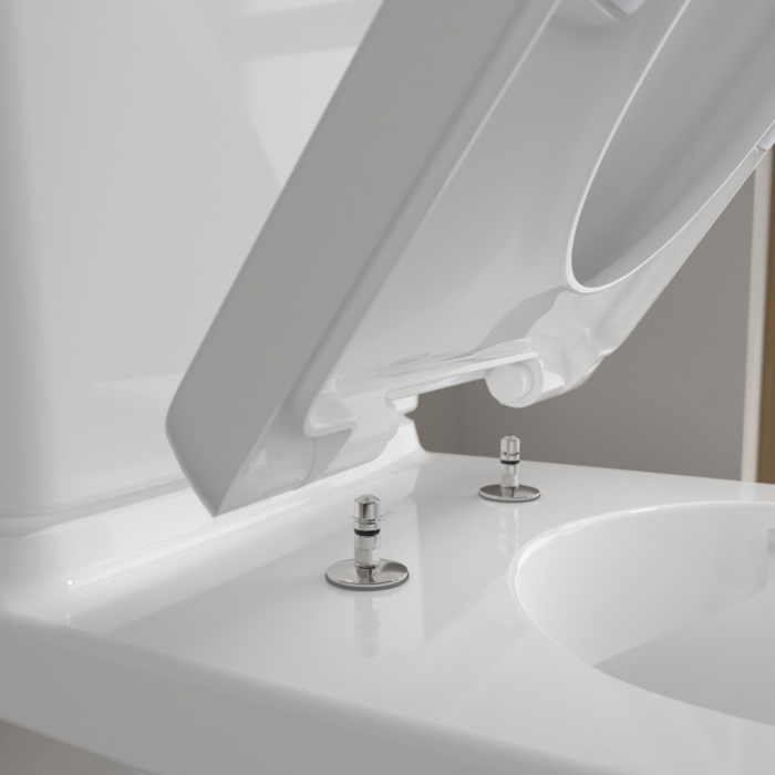 Villeroy & Boch O.novo randloos duoblok toilet CeramicPlus PK met AntiBac wit glans